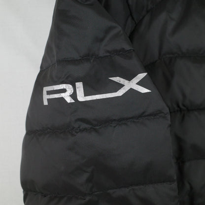 RLX Ralph Lauren Down Puffer Jacket Small Slim Fit Men Lightweight Black