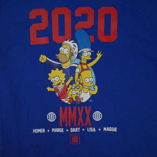 The Simpsons Atmos Lab 2020 Capsule Collection Blue T-Shirt Mens Medium