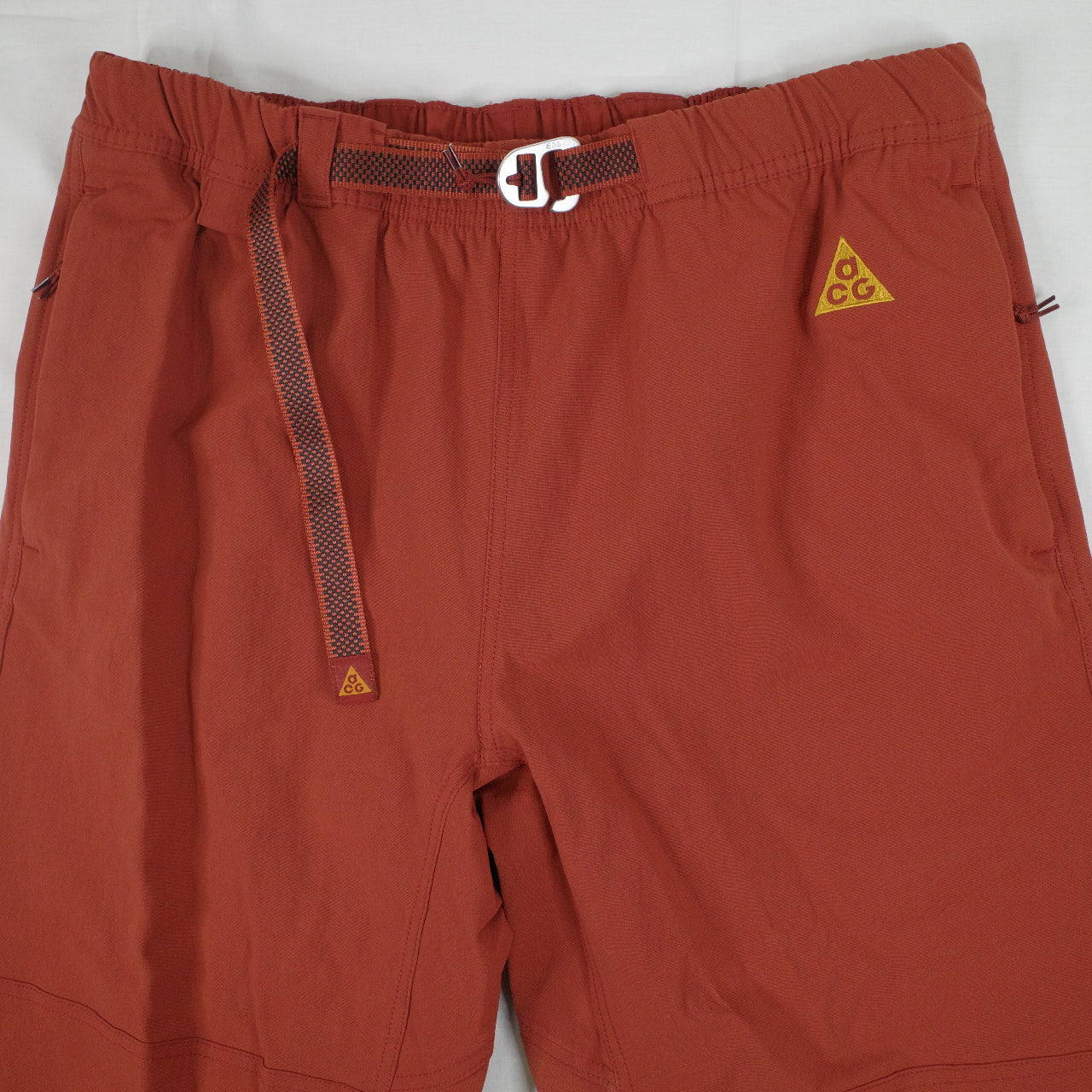 Nike ACG Dri-FIT UV Dev Trail Track Set Full Long Sleeve Button Up Pants Brown Mens Large SET NEW