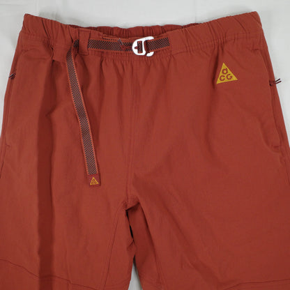 Nike ACG Dri-FIT UV Dev Trail Track Set Full Long Sleeve Button Up Pants Brown Mens Large SET NEW