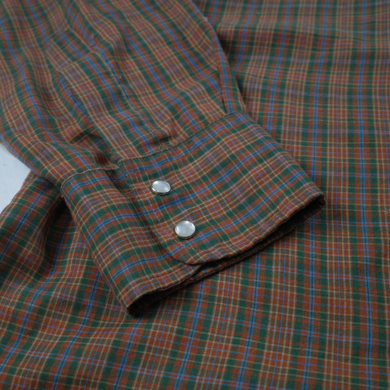 Vintage Ranchaire Pearl Snap Button Long Sleeve Shirt Mens XL