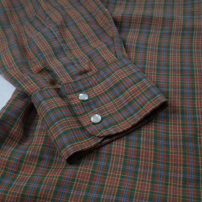 Vintage Ranchaire Pearl Snap Button Long Sleeve Shirt Mens XL
