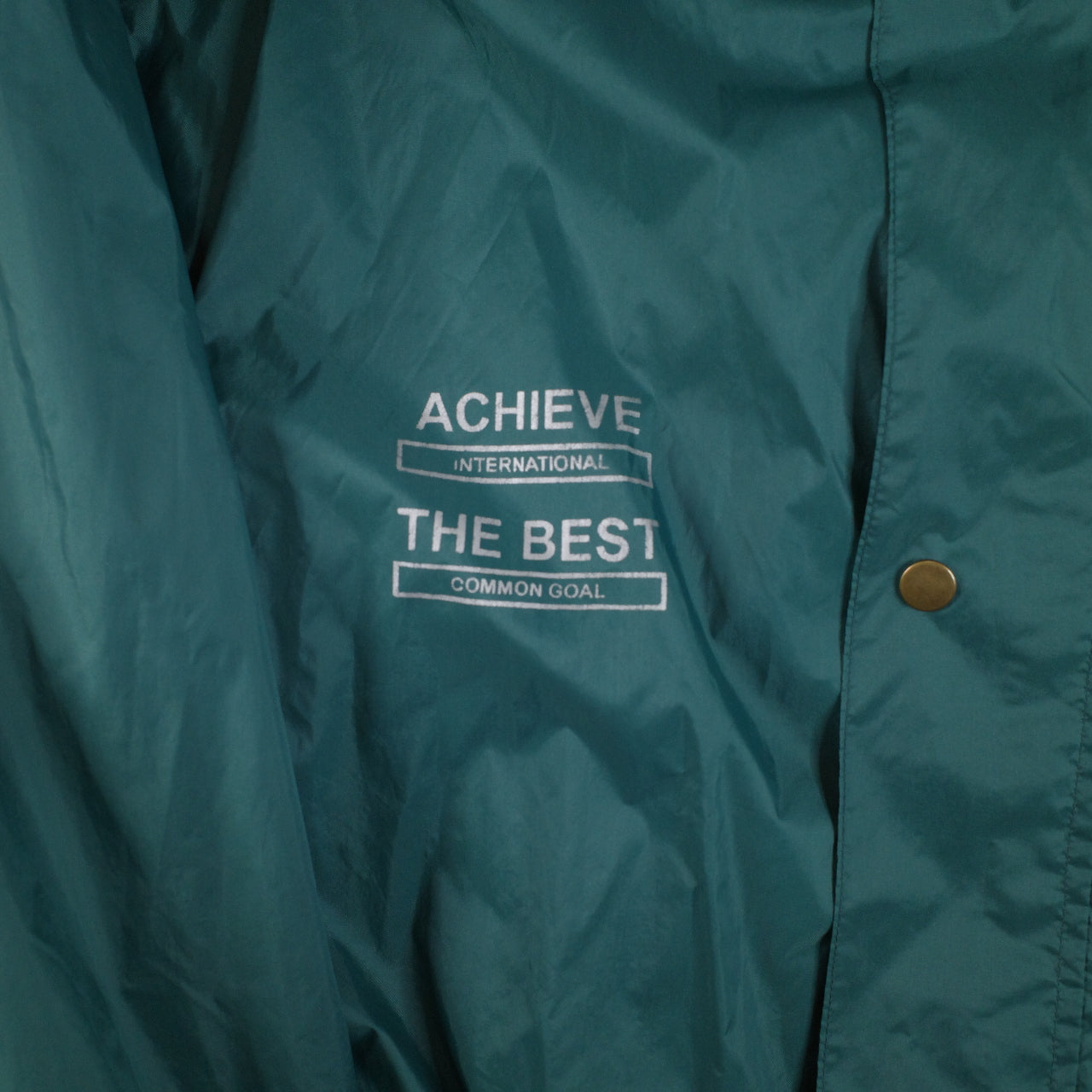 Vintage Yonex Spirit Coach Hooded Zip Up Button Jacket Mens Medium
