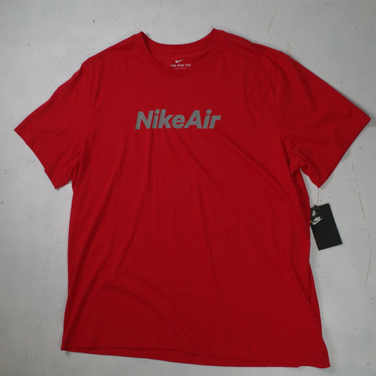 Nike Air Reflective University Red Spell Out T-Shirt Mens XL New