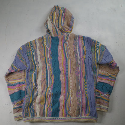 Aklanda Coogi Style Australia Made Sweater Full Zip Mens XL