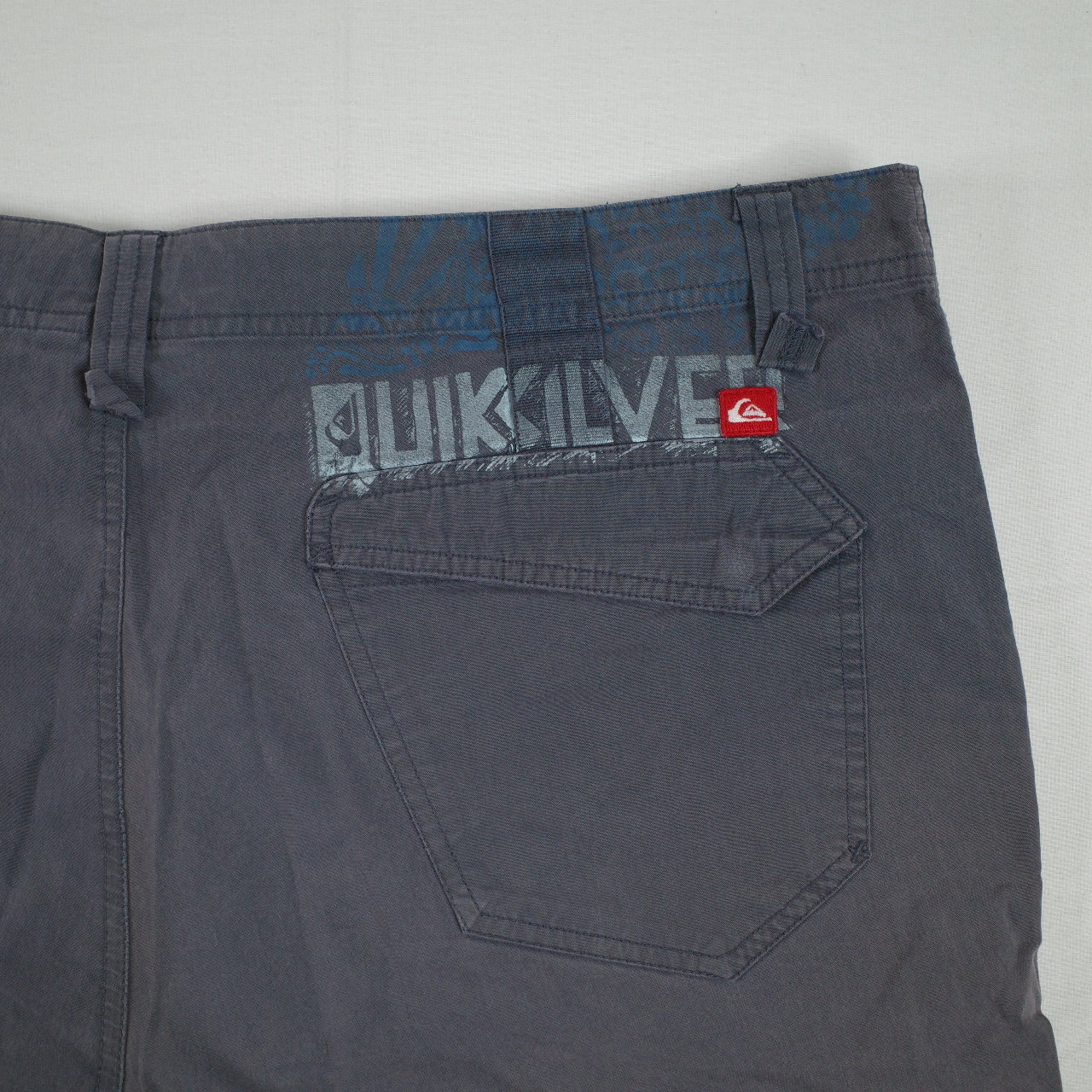 Vintage Quicksilver Boardshorts Navy Blue Cargo Pockets