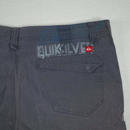 Vintage Quicksilver Boardshorts Navy Blue Cargo Pockets