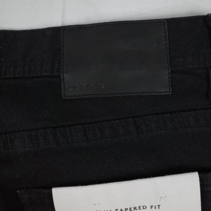 Country Road Denim Black Jeans Slim Tapered W32 L32 NEW RRP:$109