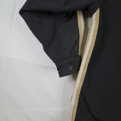 Vintage Billabong Black  Full Zip Hooded Piping Jacket Mens Extra Small 90's