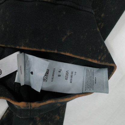 Stone Island OVD Acid Wash Black Sweatshirt Crewneck Mens Small NWT