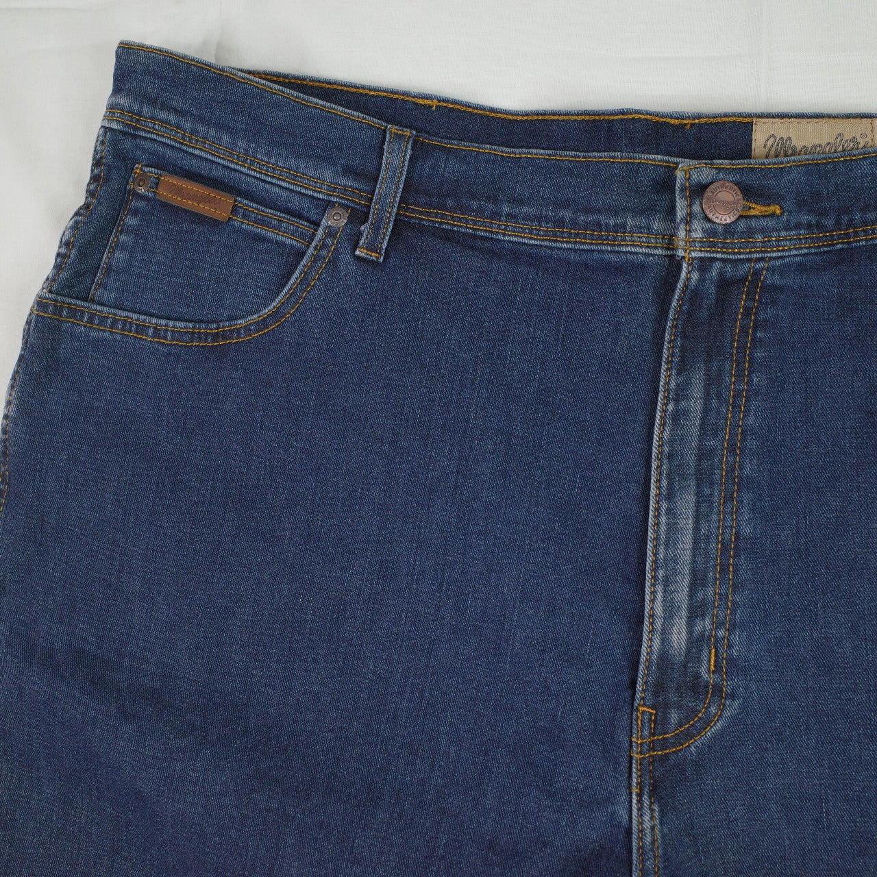 Wrangler Mens Jeans W44 L32 Cowboy Texas Blue Denim