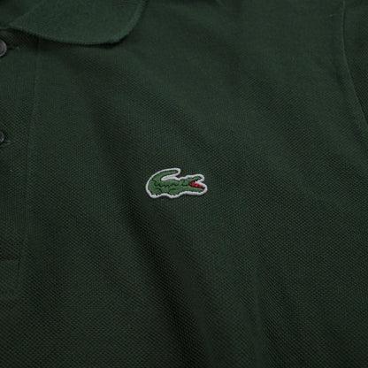 Vintage Lacoste Polo Shirt Dark Green Short Sleeve Mens Size 4 Medium