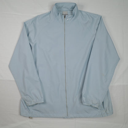 Vintage Nike Packable Baby Blue Track Zip Up Jacket Mens M