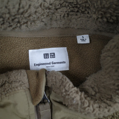 UNIQLO Engineered Garments Fleece Jacket Brown S Collab Used
