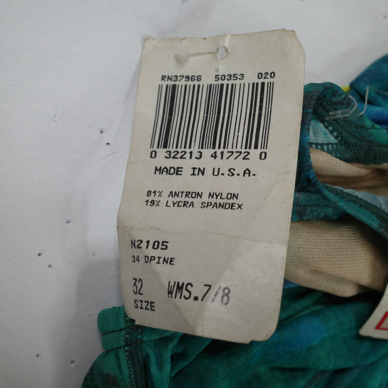 Vintage Nike Swimsuit Light Blue New Women's 8