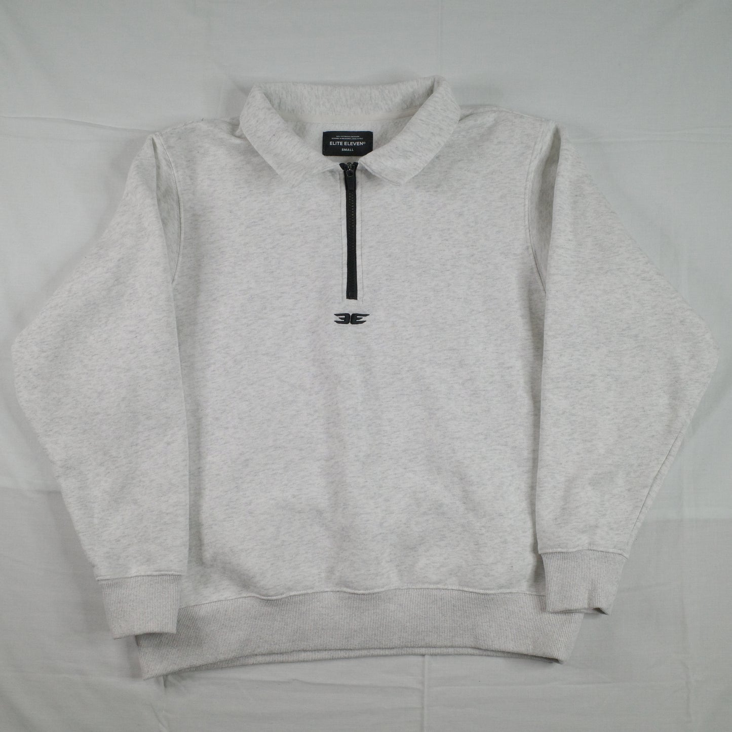 Elite Eleven Classic Quarter Zip Polar Grey Mens Small