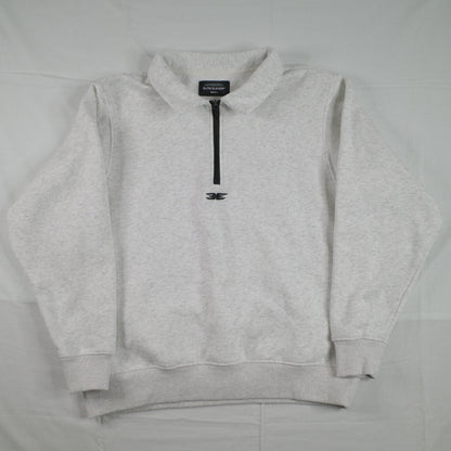 Elite Eleven Classic Quarter Zip Polar Grey Mens Small