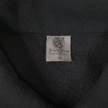 Black and Blue Elite Vintage Australian Made Quarter Zip Sweater Mens Medium