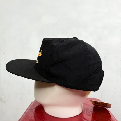Vintage Nylon Airlie Beach Whitsundays Snapback Black Cap