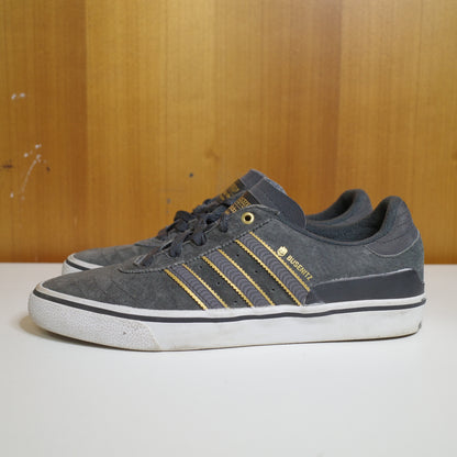 Adidas X Spitfire Busenitz Skateboarding Shoes Gray Suede Mens Sneakers US8
