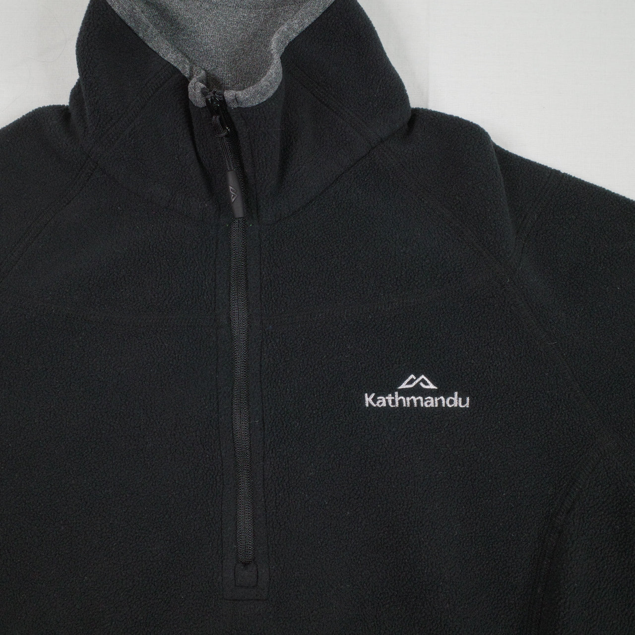 Kathmandu Jacket Thin Fleece Black Polartec Womens 8