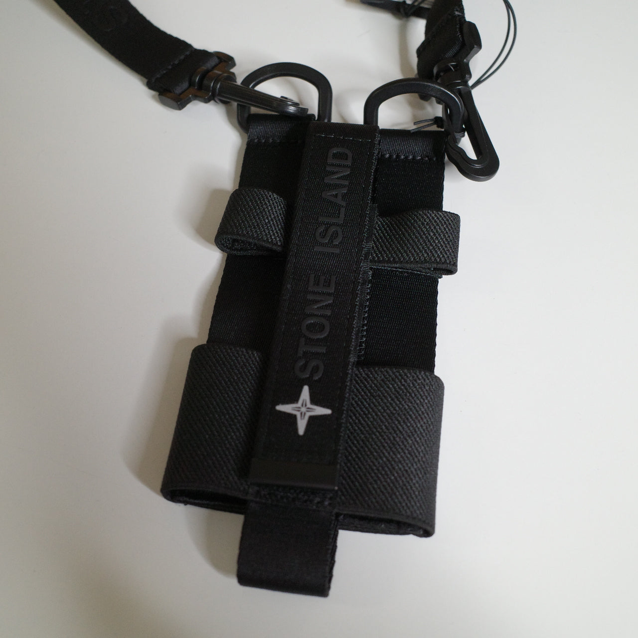 Stone Island Unisex Phone Webbed Case Noir