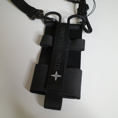 Stone Island Unisex Phone Webbed Case Noir