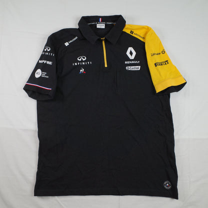 Le Coq Sportiff Renault F1 Short Sleeve Polo Shirt Mens XXL