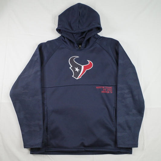 Texas Longhorns Houston Navy Hoodie Sweater Camo Sleeve Detail Mens XL