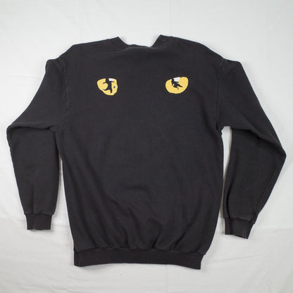 Vintage 1981 Cats Broadway Show Black Crewneck Mens Medium
