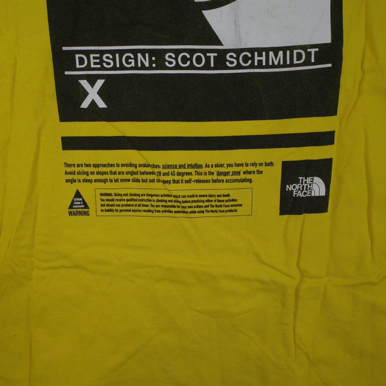 The Northface U Steep Tech Lighting Long Sleeve Yellow Mens XL