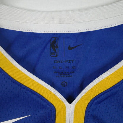 Nike Authentic Swingman Steph Curry Golden State Blue Home Jersey Size 52