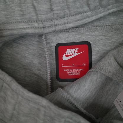 New Nike Tech Men's Fleece Open Hem Grey Track Pants Mens Small RRP