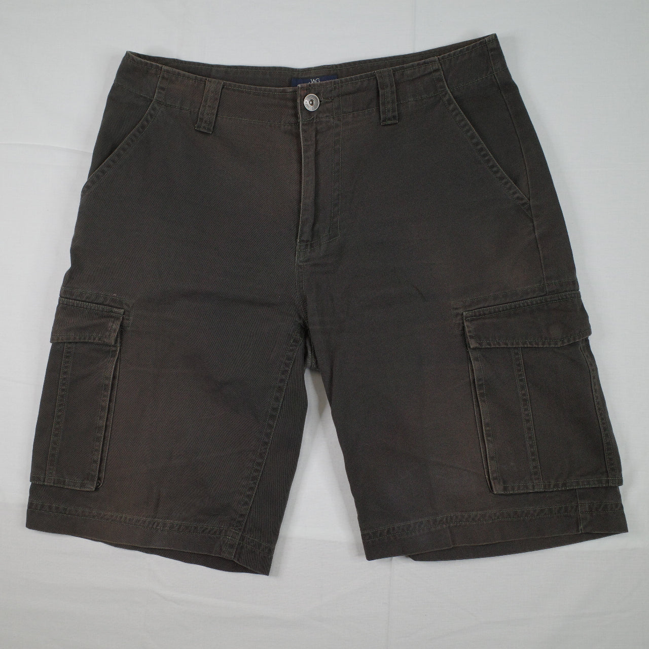 Jag Denim Cargo Dark Green Shorts Mens 36 Waist