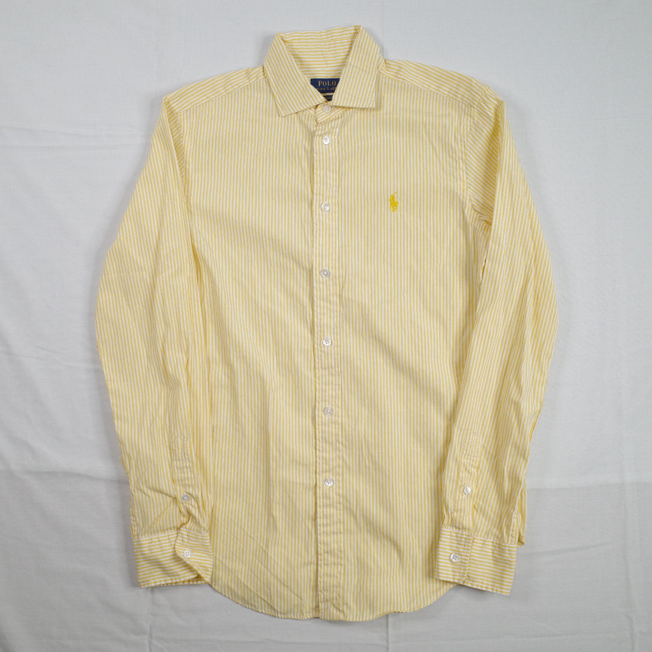 Polo Ralph Lauren Oxford Yellow Striped Womens 4