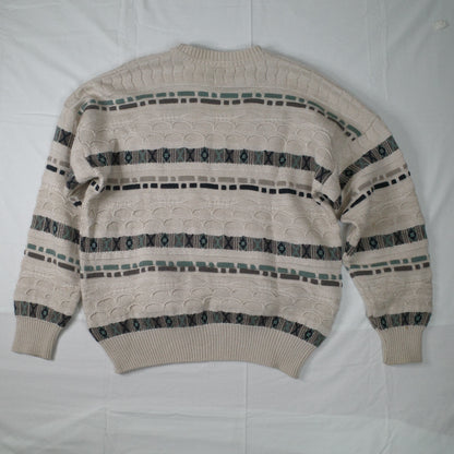 Rapp Knitwear Coogi Inspired Crewneck Australia Made Mens Medium