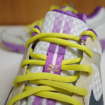 Mizuno Women's Size 10 Wave Rider 17 Running Shoes White Black Purple