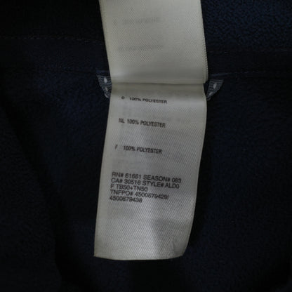 The North Face Navy Quarter Zip Thin Fleece Pullover Sweater Mens Large