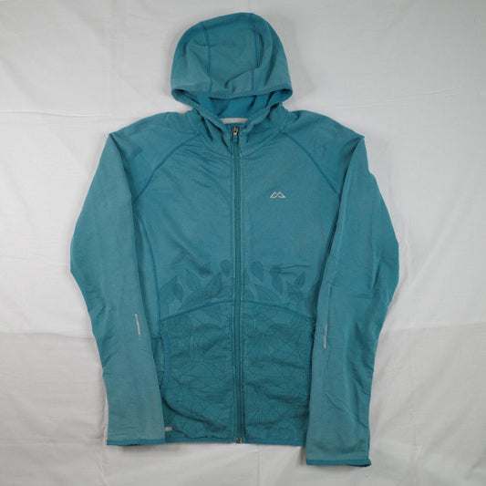 Kathmandu DriMotion Jacket Blue Hooded Green Womens Small