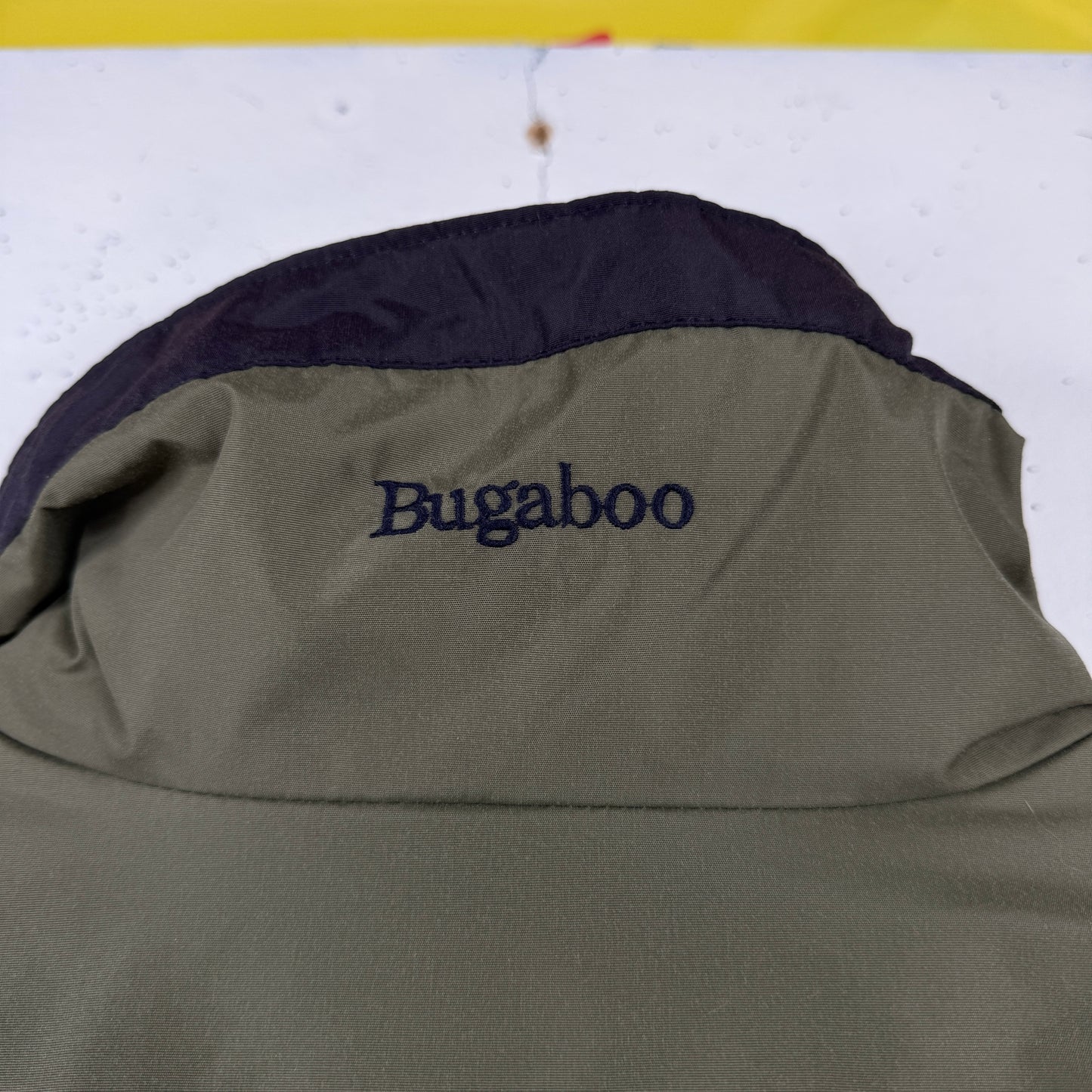 Columbia Bugaboo Olive Black Winter Jacket Radial Sleeve Mens Small Damaged Zip