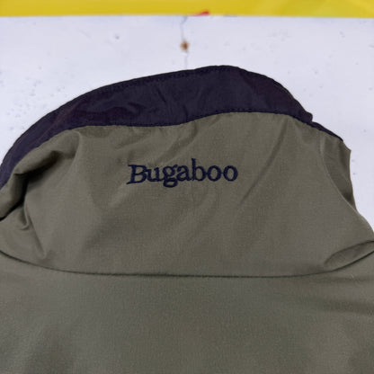Columbia Bugaboo Olive Black Winter Jacket Radial Sleeve Mens Small Damaged Zip