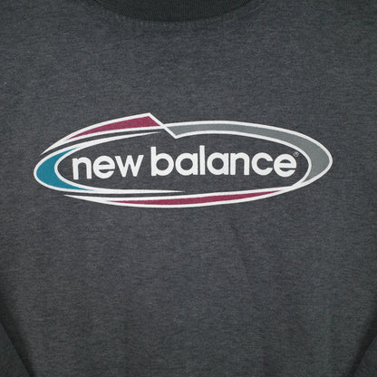 New Balance 90's Made In Austalia Faded Grey Crewneck Spellout Men's Small