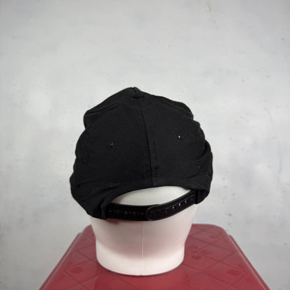 Vintage Q Soft Microsoft Black Snapback Hat
