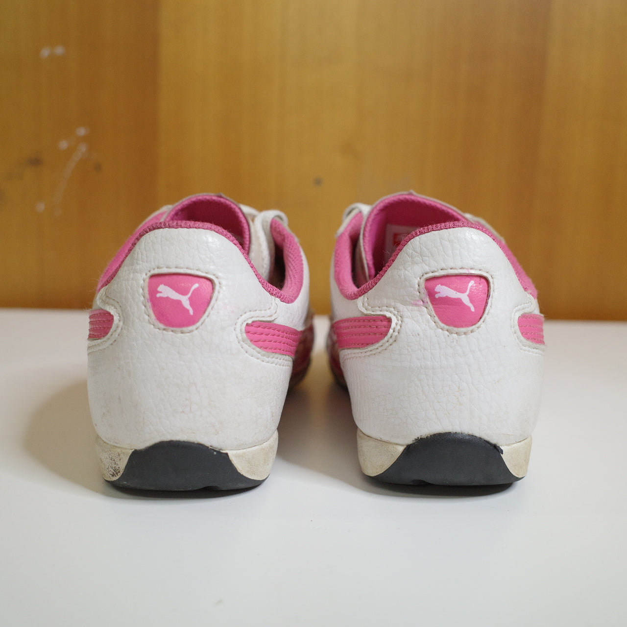 Vintage Puma Speedcat White Pink Womens Shoes 352984-06 UK2