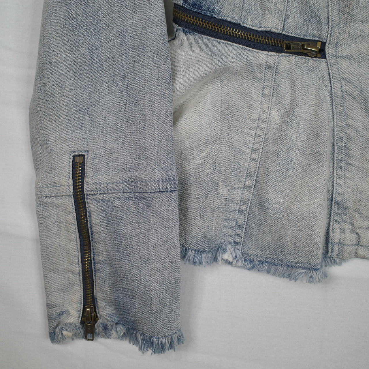 Sass & Bide Denim Jacket Kiss The Sky Collection Western US6 Aus UK10