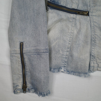 Sass & Bide Denim Jacket Kiss The Sky Collection Western US6 Aus UK10