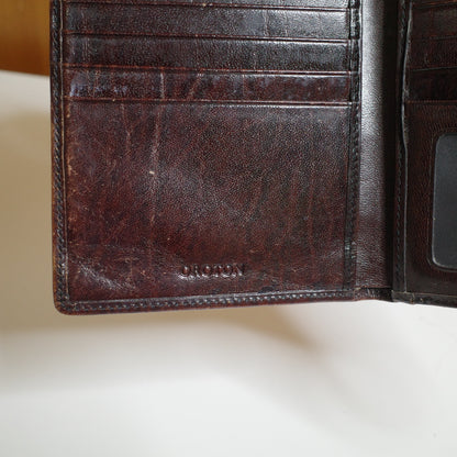 Vintage Oroton Leather Medium Grain Made In Australia Wallet Rectangle