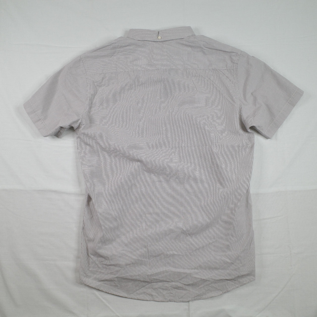 Quicksilver Wilsden Short Sleeve Button Up Shirt Grey Size Medium RRP $59 2015