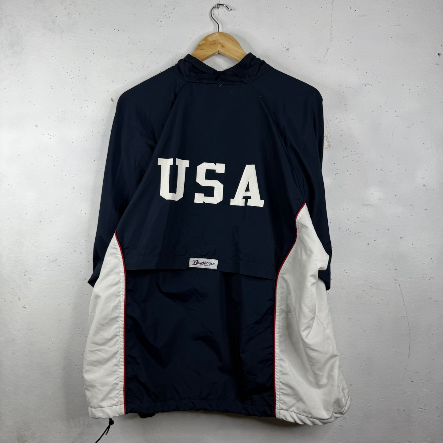 USA Deaf Sports Federation 2005 Melbourne Track Jacket Made In USA Mens XL
