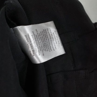 Gorman Black Cotton Mid Rise Pleated Trousers Workwear Corporate Womens 4